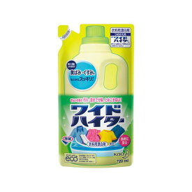 【ポイント20倍】（まとめ） 花王 ワイドハイター詰替用720ml 15袋【×3セット】