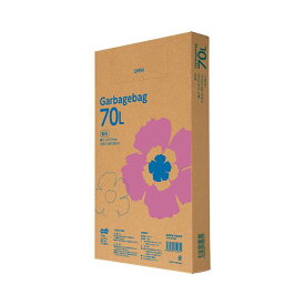 【ポイント20倍】（まとめ）TANOSEE ゴミ袋エコノミー乳白半透明 70L BOXタイプ 1箱（110枚）【×5セット】