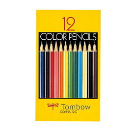 【クーポン配布中】(まとめ）トンボ鉛筆 色鉛筆紙箱12色NA CQ-NA12C 【×20セット】