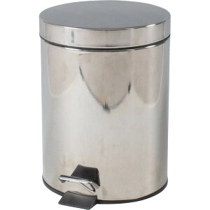 【クーポン配布中】【まとめ】ステンレス ラウンドペダルペール 5L 【×4セット】