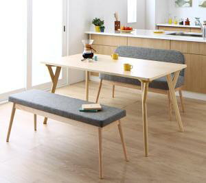 �y�|�C���g20�{�z�_�C�j���O�Z�b�g�i�e�[�u��&�x���`�j �₳�����F�����̖k���X�^�C�� �\�t�@�x���` �_�C�j���O 4�l 3�_�Z�b�g(�e�[�u��+�x���`1�r+�\�t�@�x���`1�r) W140 �g���ݒu�t