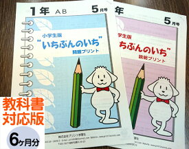【おうちで勉強】家庭学習教材いちぶんのいち教科書対応版小学6年生用6ヶ月分発送