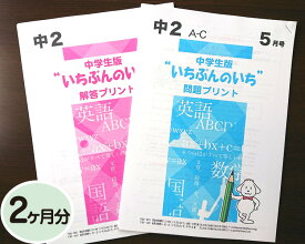 【通信教材】家庭学習教材いちぶんのいち教科書対応版中学2年生用2ヶ月分発送