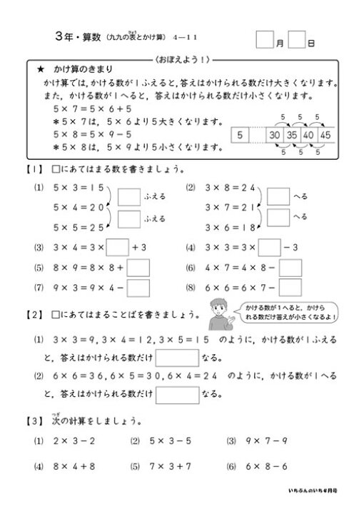 楽天市場 おうちで勉強 家庭学習教材いちぶんのいち教科書対応版小学３年生用2ヶ月分発送 いちぶんのいち ももも倶楽部