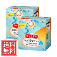 花王 めぐりズム 蒸気でホットアイマスク メントールin 12枚入 x 2個 セット 送料無料