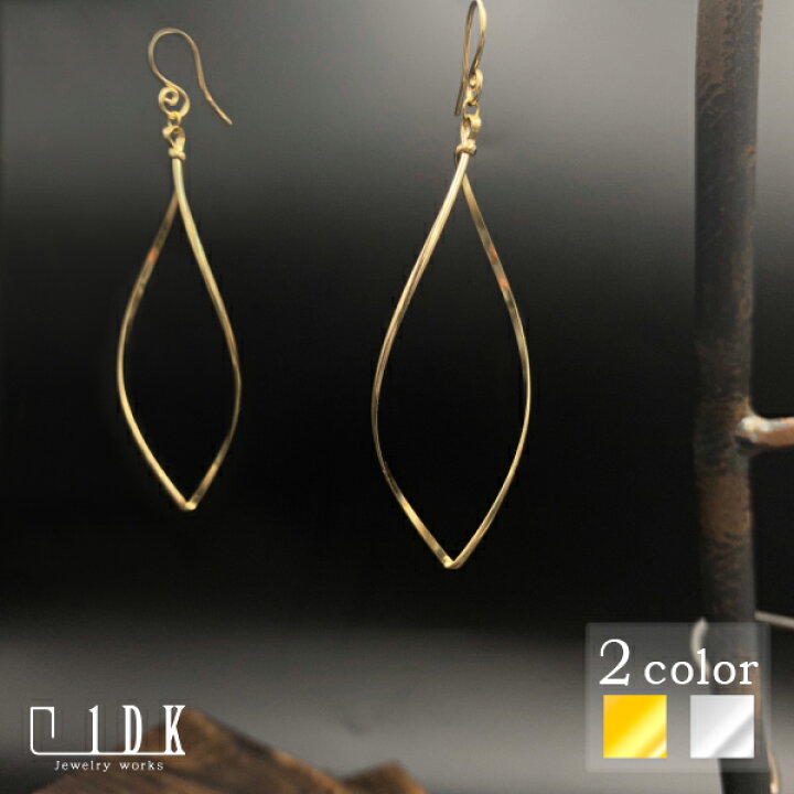 楽天市場】【在庫あり】 ピアス フックピアス ゴールド ホワイト 