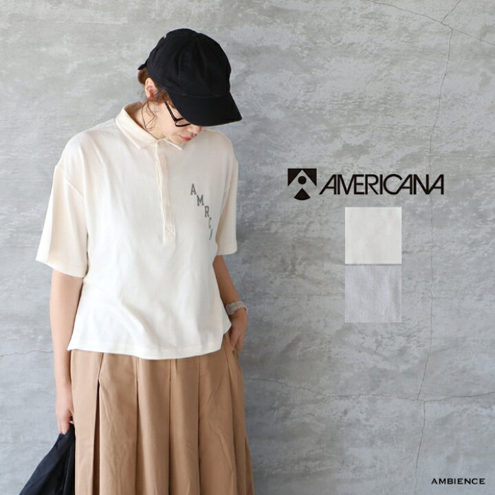 楽天市場】AMERICANA アメリカーナリヨセルコットンリバー天竺S/S  