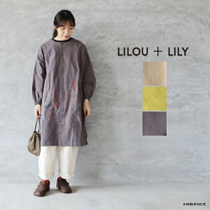 LILOU+LILY �����A���h�����[EMBROIDERY FOX IN DEEP FOREST ONE-PIECE DRESS �h�J�����s�[�X�䂤�p�b�N���� �x�[�W�� �C�G���[ �`���R�[��