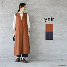 【SALE 40%OFF】 ynir ユニールTRツイルスリットジャンスカゆうパック発送 ノースリーブワンピース 25春夏 日本製