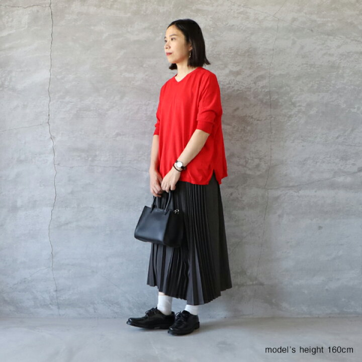 楽天市場】Veritecoeur ヴェリテクールST-137 5COL V-NECK Vネック 