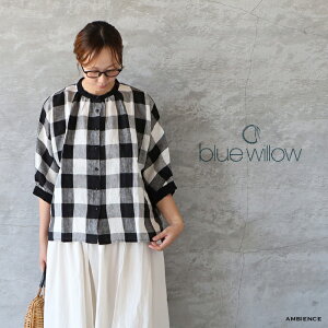 �y�ő�5000�~off�N�[�|���z�z���zblue willow �u���[�E�B���E���l���u���b�N�`�F�b�N�h���}���u���E�X���[���֔��� 25�t��