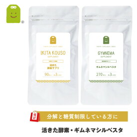 【福袋 2024】 40代からの ダイエット 生 麹 なま酵素 サプリ 活きた酵素 ＆ ギムネマシルベスタ 各3ヶ月 炭水化物 糖分が気になる方に ギムネマ茶を手軽にサプリで dietに お守りサプリ ギフト 福袋 楽天