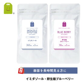 【福袋 2024】 勉強 受験 パソコン仕事に イミダゾール サプリメント＆ ブルーベリー サプリ ルテイン アイ（目）メグスリノキエキス末、コエンザイムQ10 レスベラトロール 各約3ヶ月分 supplement 【送料無料】 チキンエキス含有量 1日2粒336mg 楽天お買い物マラソン 母の日