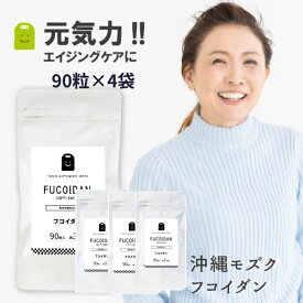 フコイダン サプリメント 約1年分・360粒 【送料無料】 1日1粒100mg フコイダン サプリ 水溶性食物繊維 ヌメヌメ成分 ふこいだん 沖縄モズク（もずく）エキス抽出 フコイダンサプリ フコイダンエキス シーフコイダン 売れ筋 ギフト 楽天 2026 バレンタイン