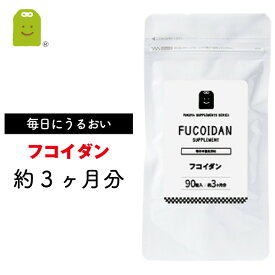 お徳用バーゲン 【メール便送料無料】 フコイダン サプリメント （約3ヶ月分・90粒） 1日1粒100mgの フコイダン サプリ ふこいだん 沖縄モズク（もずく）エキス抽出 フコイダンサプリ フコイダンエキス ギフト 福袋 楽天 父の日