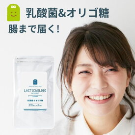 ＼半額 訳あり／ 【在庫入替】腸まで届く乳酸菌 フラクトオリゴ糖 サプリメント 約3ヶ月分 270粒 1日3粒で30mgの乳酸菌 1億8000万個 ダイエット サプリ 善玉菌 痩せ菌 ダイエット 腸内フローラ メール便送料無料 楽天お買い物マラソン