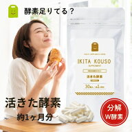 ＼ 1000円ポッキリ ／ なま酵素 40代からの ダイエット サプリメント こうじ生酵素 サプリ 約1ヶ月分 麹…