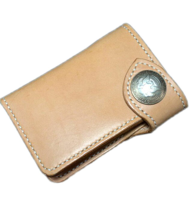 楽天市場】【ヌメ革 財布 ミドル ウォレット ケネディー 1/2＄銀貨 