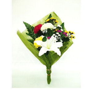 【ポイント3倍 期間限定】【個人様購入可能】●【WP-303】 造花 WP-303 仏壇向け 仏花束 送料無料 93516