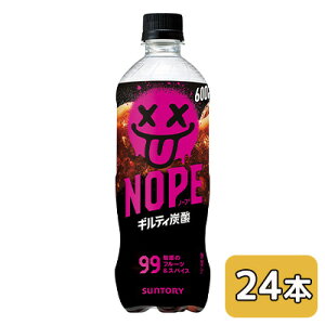 �y�l�l�w���\�z[���] �T���g���[ NOPE �M���e�B�Y�_ 600ml PET 24�{ (1�P�[�X) �m�[�v �t���[�c �X�p�C�X �������� 50525