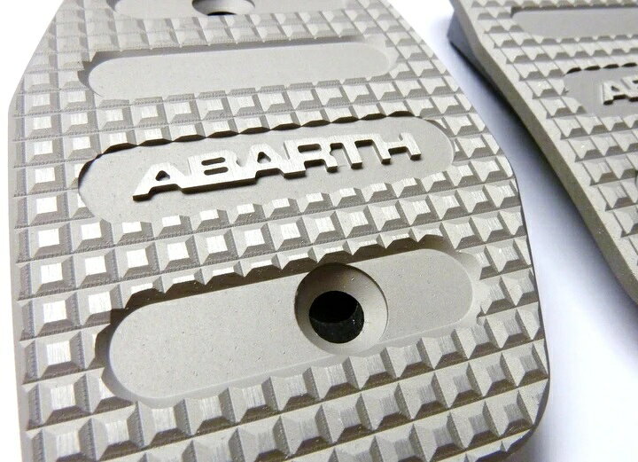 楽天市場】アバルト/ABARTH 500/595 純正/正規 合金製 ペダルカバー 