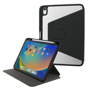 yԌ聚|Cg20{z11C`iPad (A16)/iPad (10) 360x]X^h wʃNAtbvP[X 360x]\ŏcu\2iK̊px߂\ȃX^h@\ I[gX[v