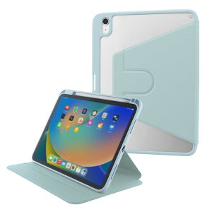 11C`iPad (A16)/iPad (10) 360x]X^h wʃNAtbvP[X 360x]\ŏcu\2iK̊px߂\ȃX^h@\ I[gX[v@\ Apple Pencilz_[ SS