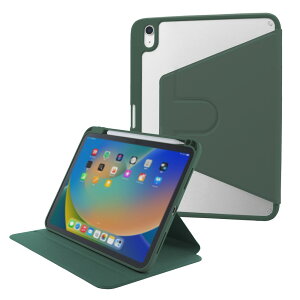 11C`iPad (A16)/iPad (10) 360x]X^h wʃNAtbvP[X 360x]\ŏcu\2iK̊px߂\ȃX^h@\ I[gX[v@\ Apple Pencilz_[ SS