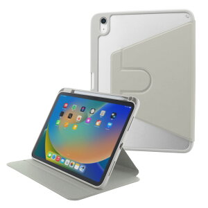 yԌ聚|Cg20{z11C`iPad (A16)/iPad (10) 360x]X^h wʃNAtbvP[X 360x]\ŏcu\2iK̊px߂\ȃX^h@\ I[gX[v