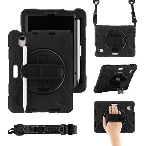 �y���[���� ���������ziPad mini 8.3�C���` (A17 Pro/��6����) �c���X�^���h�\ 360�x��]�z�[�� �ϏՌ��P�[�X �u���b�N