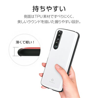Xperia1IIISO-51BSOG03ケースカバー耐衝撃ハイブリッドケースROCKNOVARTHノバース