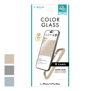 y[ z iPhone 14 Pro Max KXtB tیtB ViAMO COLOR GLASS Sʕی \tgt[