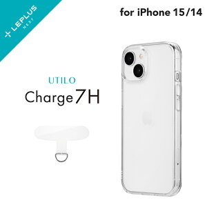 �y���[���� ���������z LEPLUS NEXT iPhone 15/iPhone 14 ���d�E�����[�d�Ή��n�C�u���b�h�P�[�X �uUTILO charge 7H�v �N���A TPU PC �X�e�����X �ی� LN-IM23CCG7CL