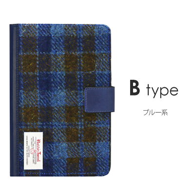 iPadmini4薄型ハリスツイード「HarrisTweed」/【HarrisTweed】×【LEPLUS】/スタンド機能/カード収納ポケット/オートスリープ対応