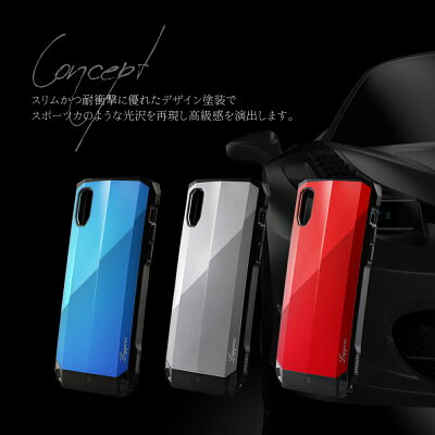 iPhoneXR耐衝撃ハイブリッドケース「LEGGERA」アイフォンXR