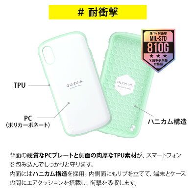 iPhoneXSiPhoneX耐衝撃ケースハイブリッドケースPALLETWhiteアイフォンワイヤレス充電対応