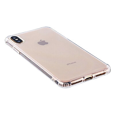 iPhoneXSMaxクリアケース耐衝撃ソフトケース剛柔タフクリアアイフォンケース