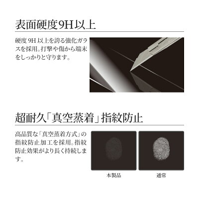 iPhoneXSMaxガラスフィルム「GLASSPREMIUMFILM」平面オールガラスブラック/高光沢/0.33mm