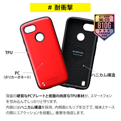 GooglePixel3耐衝撃ハイブリッドケース「PALLET」