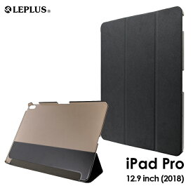 iPad Pro 2018 12.9inch ケース カバー 背面クリアフラップケース 「Clear Note」　ブラック