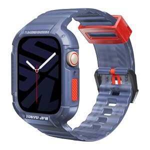 SKINARMA �X�L���A�} Apple Watch 45/44mm �p�X�g���b�v�t�P�[�X SAIDO