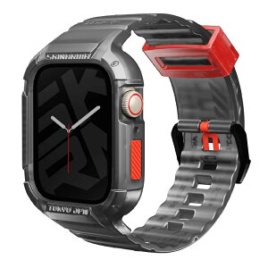 SKINARMA �X�L���A�} Apple Watch 45/44mm �p�X�g���b�v�t�P�[�X SAIDO