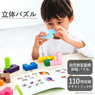 エドインター GENI 立体パズル 700068 木製ブロック 知育玩具 図形を組み合わせて考える力を育てるおもち…