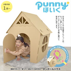 ダンボールハウス 段ボールハウス キッズクラフト キッズハウス ダンボール 段ボール製 ダンボール遊具 子供部屋 子供家具 日本製 国産 国内生産