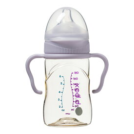 PPSUベビーボトル180ml+専用ハンドル計2点セット 哺乳瓶 哺乳びん 育児用品 ベビー用品 プラスチックボトル PPSU素材 ベビーマグ b.box ビーボックス 贈り物 ギフト