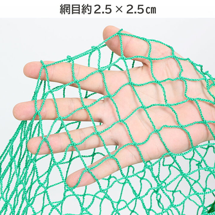 楽天市場】【店内最大20%OFFクーポン】【楽天1位】グリーンネット 網目 