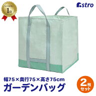 【店内最大20%OFFクーポン】【楽天1位】ガーデンバッグ 収穫バッグ 集草バッグ アイスグリーン 2枚組 Lサ…
