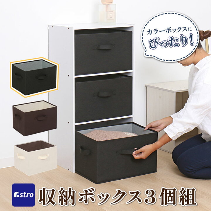 楽天市場】カラーボックス インナーボックス 収納ボックス ブラック 