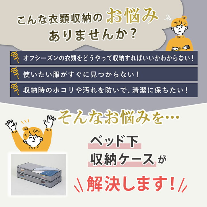 楽天市場】【店内最大20%OFFクーポン4/4 20時〜】ベッド下収納 薄型 