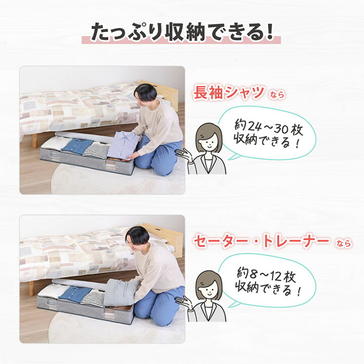 楽天市場】【店内最大20%OFFクーポン4/4 20時〜】ベッド下収納 薄型 